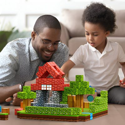 Kubë magnetikë minicraft (48 copë) | MAGCRAFTI